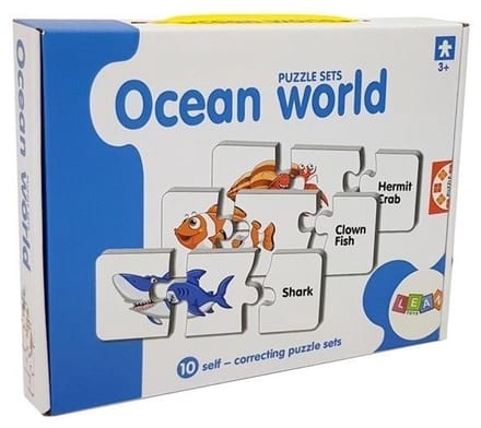 Educatieve oceaanpuzzel, 10-delig