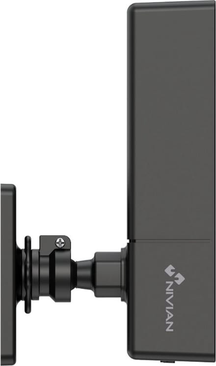 Nivian Buitenlamp Met Camera - Wifi Camera - IPC-L2 - SD-kaart Slot - Microfoon & Speaker - Witte LEDs - Beveiligingscamera - Buiten- Camera - USB aansluiting