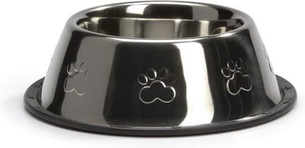 Beeztees Steeldish - Hondenvoerbak - Antislip - 0,9L