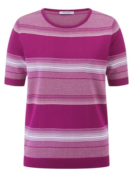 Trui ronde hals Van Peter Hahn pink