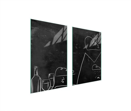 TMK ArtDeko - Snijplank - Glas - 65x52 cm - Verhard