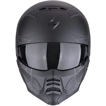 Modulaire motorhelm Scorpion Exo-Combat II Spiderweb