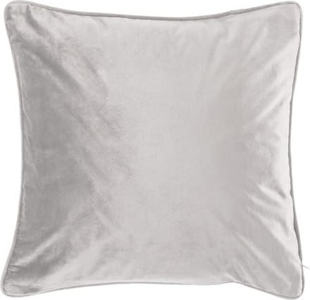 TISECO HOME STUDIO - Kussen (gevuld) Fluweel - Vierkant - 60x60 cm - Lichtgrijs