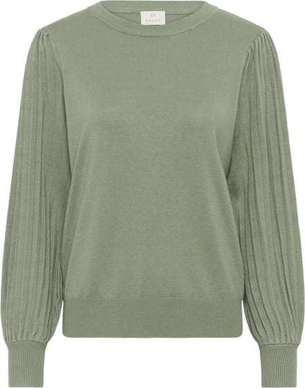 Kaffe KAlone Knit Pullover Dames Trui - Sea Spray