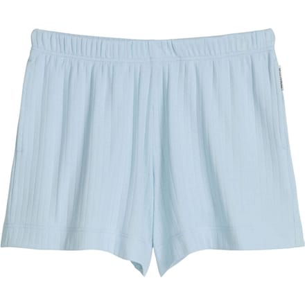 MARC O’POLO lounge shorts blauw geribde katoen (xl)
