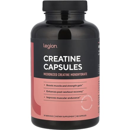 Creatine, 180 capsules (833 mg per capsule)