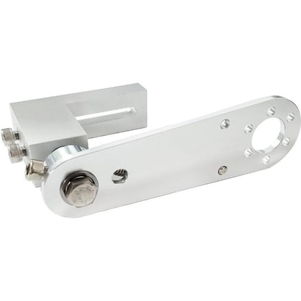 Gloednieuwe Spin Encoder Beugel Voor Bevestiging Zitmeter Wiel OVW Synchronisator Plank L-Vormige Basis Dia 20 25 30 36mm Hole 20mm white