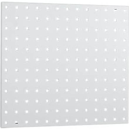 Geperforeerd paneel, voor montage, 495 x 457 mm, lichtgrijs RAL 7035