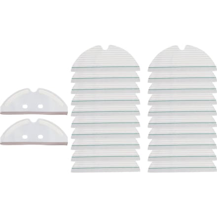 Kit Support Chiffon Mop Balai Laveur Support Chiffon Mop Jetable Plaque pour Xiaomi Roborock S6 S5max E35 E2 white