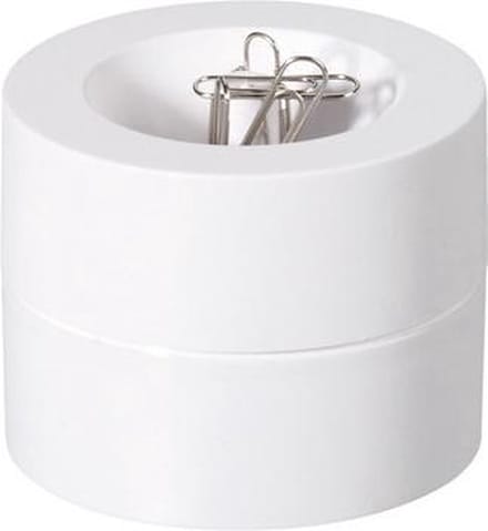 MAUL Papercliphouder MAULpro kunststof staal metaal 7.3 x 7.3 x 6 cm wit