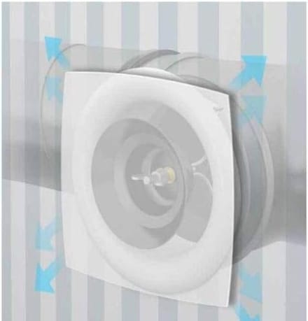 Design Ventiel voor Ventilatiesysteem Wand en Plafond DN 100/125/160mm Stil