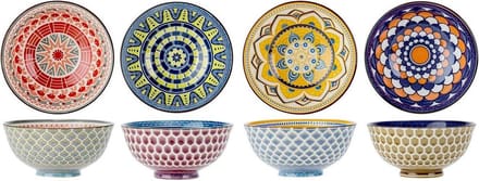 Cosy & Trendy Lina Kommetjes - Ø12X(H)6cm ( Set van 4 )