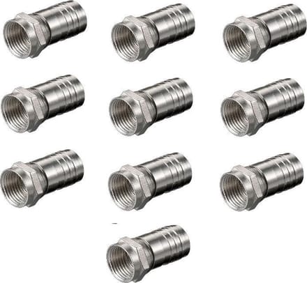 Wentronic WEFC 8 F-Connector | F connector | verpakt per 10 stuks
