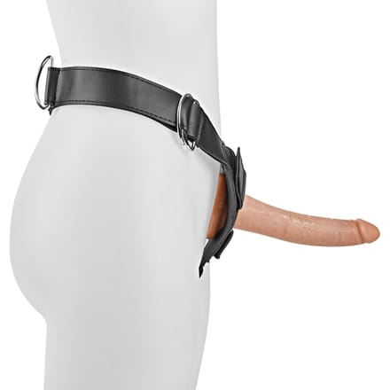 Pipedream King Cock Strap on Harnas met Realistische Dildo - 17,8 cm - beige