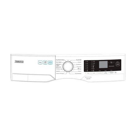 AEG controlepaneel, wit, Zanussi 140210564013
