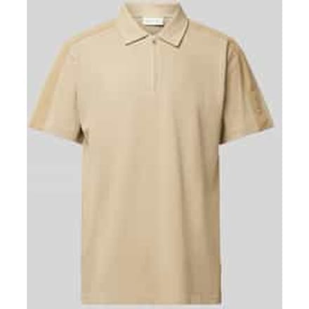 Poloshirt met labeldetail