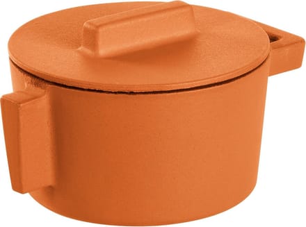 Braadpan Oranje 10 cm incl deksel - Sambonet