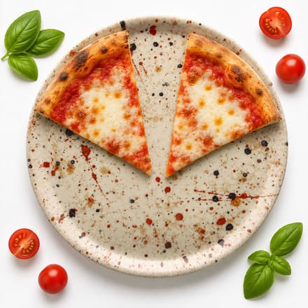 Pizzateller GRANITO Ø31,5cm aus Porzellan – 165307