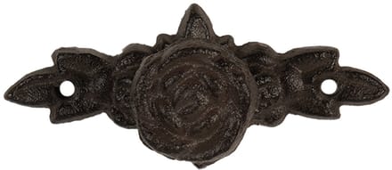 Clayre & Eef Handgreep 10x4x3 cm Bruin Metaal