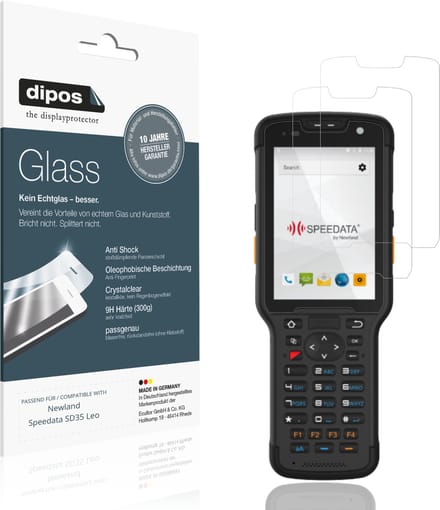 dipos – 2x Pantserfolie geschikt voor Newland Speedata SD35 Leo | 9H Screenprotector