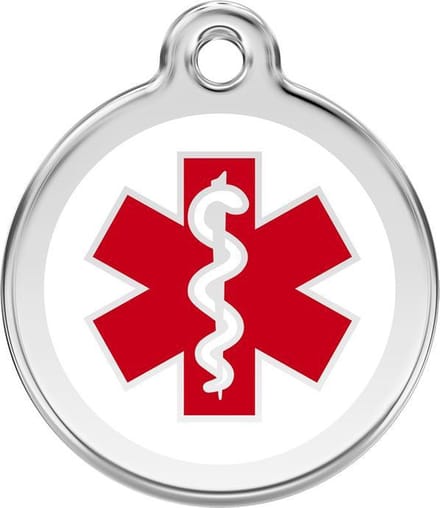 Red Dingo Hondenpenning 20 mm Medical