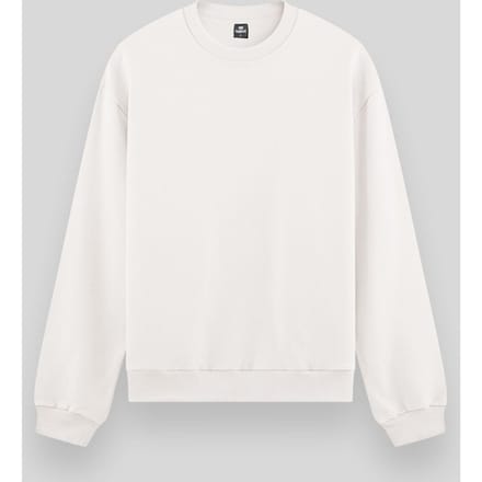 Heren Effen Rundhals Sweatshirt