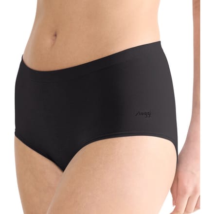 Sloggi GO Sense Highwaist 2P Dames Onderbroek - ZWART