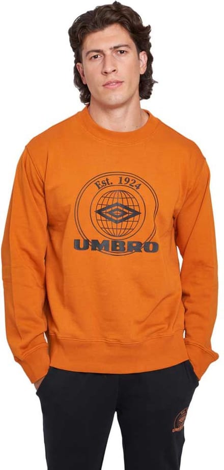 Umbro Collegiate Graphic Sweatshirt Oranje S