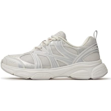 MLB Chunky Runner Ace Runner Rétro Confortable Basse Semelle Chaussures de Course Décontractées Baskets Unisexes Blanc 3ARNACE4N-50IVS 38.5 gray