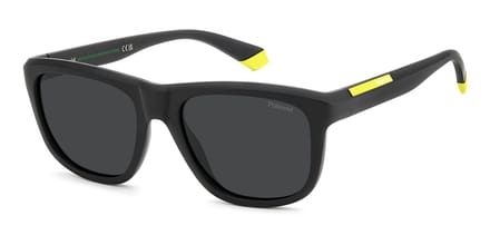 Polaroid PLD 2163/S Matte black yellow 54/18/145 UNISEX Zonnebrillen