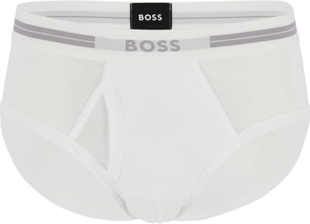 HUGO BOSS Traditional Original brief (1-pack) - heren slip met gulp - wit