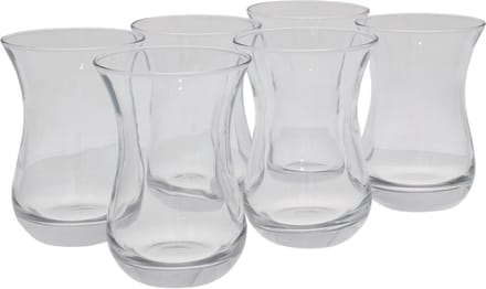 Pasabahce /Caybardagi /Turkse Theeglazen 160 ml - 6 stuks