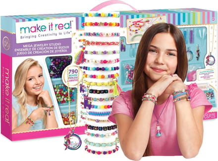 Make it Real - Mega Sieraden Studio - 850 onderdelen - Maak 50 unieke armbanden