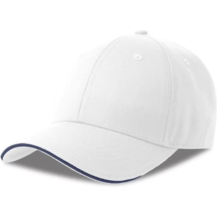 Atlantis Headwear Sport Sandwich-S Cap AT6000 - white/navy - One size