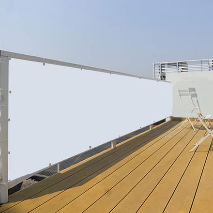 Privacy Scherm - Balkon Bekleding - Buiten Leven - UV Bestendig - Op Maat - Opaak