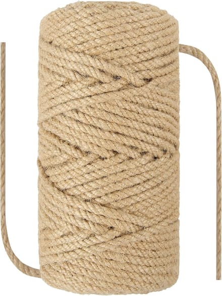 Touw, natuurlijk, heavy duty, 50 meter, draadkoord