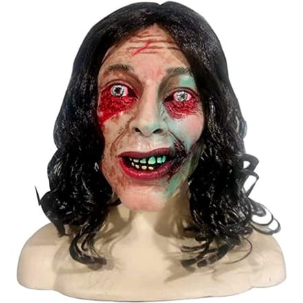 Evil Dead Rise Mask Unisex Scary Ghostface Mask Cosplay Prop voor Halloween brown