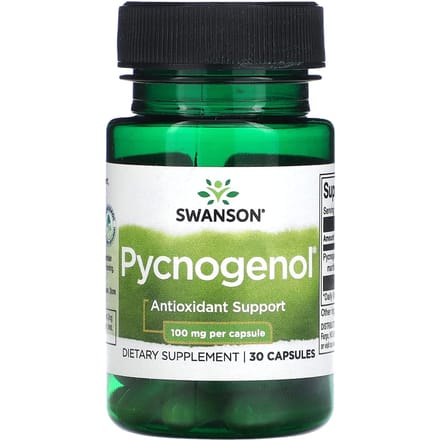 Pycnogenol, 100 mg, 30 capsules