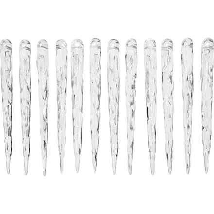 Acrylvorm "Ijspegel", 12 stuks