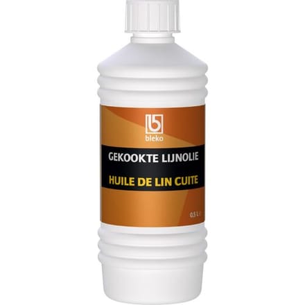 Bleko gekookte lijnolie 1L transparant