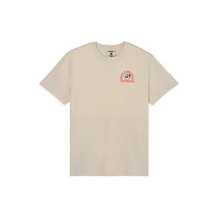 Element Drips T-shirt Met Korte Mouwen Beige M Man