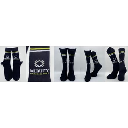 Metality Sokken - Socken - EU41-45 tot EU 36-40 - meerkleurig