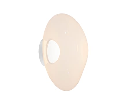 Tom Dixon Wandlamp Melt Opal Surface - zilver