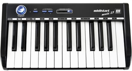 Miditech Midistart Music - MIDI Masterkeyboard - 25 toetsen - USB/MIDI - Joystick