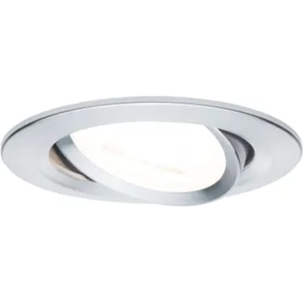 Paulmann Inbouwspot Led Nova Rond Kantelbaar Aluminium 51mm Gu10 6,5w