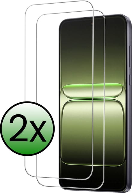 Screenprotector - 2 Stuks Geschikt voor OnePlus Nord 5 - Extra Sterk - Beschermglas - Gehard Glas - Tempered Glass - Screen Protector