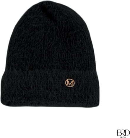 BRD Winter® | Zwarte Wollen Muts | Elegante Dames Wintermuts zwart
