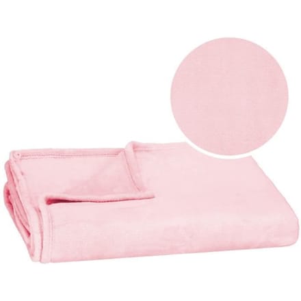 Springos Plaid | Sprei | Deken | Woonaccessoires | 150x200 cm | Roze