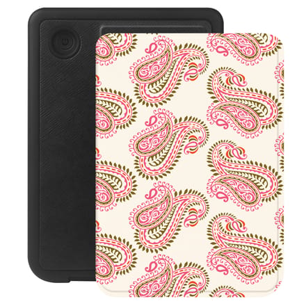 Selencia Vivid Bookcase voor de Kobo Clara Colour / Clara BW - Paisley Blush
