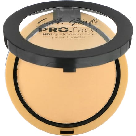 L.A. Girl, Pro.Face Matte Pressed Powder, Gpp604 Creamy Natural, 7G(0.25Oz) gray